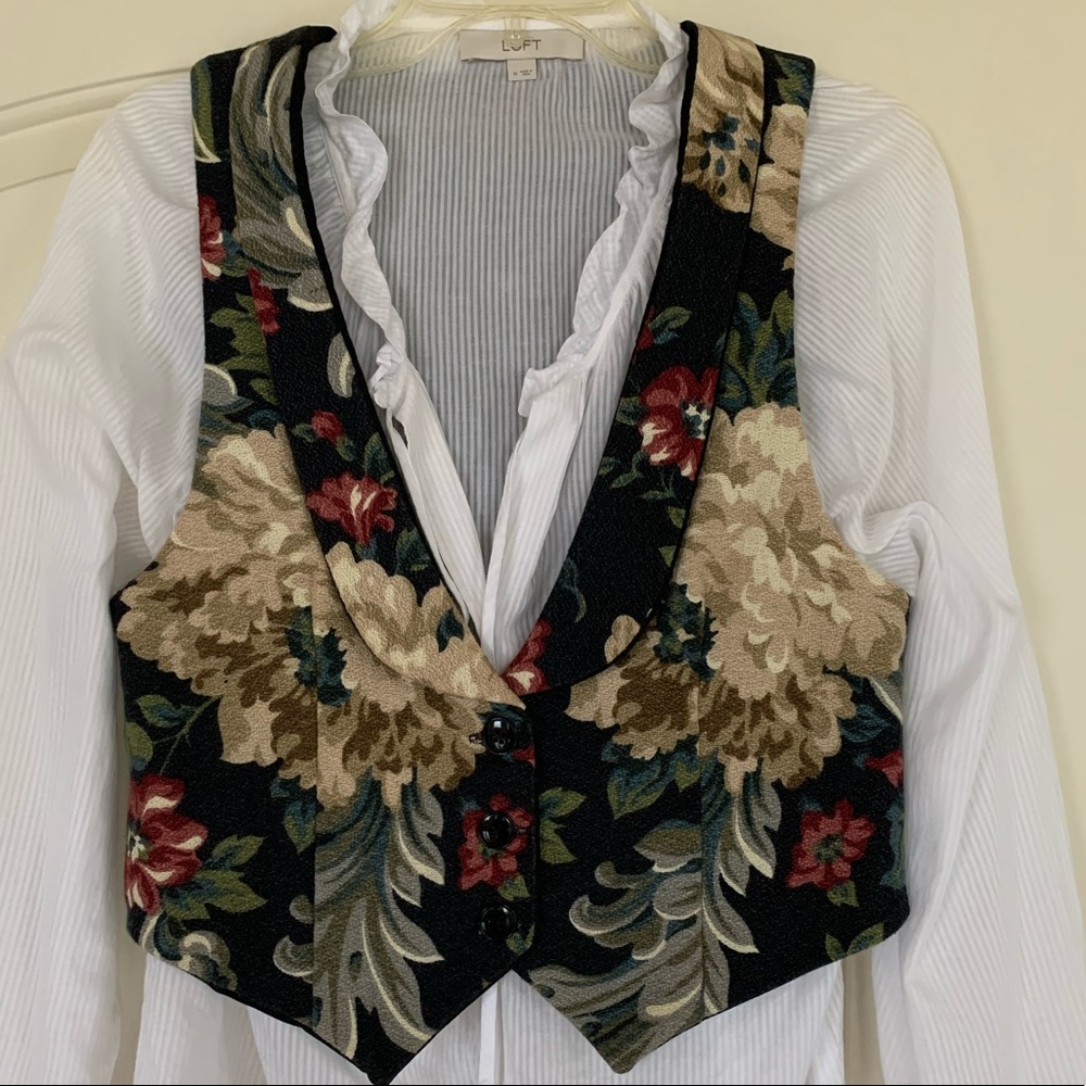 One of a kind, tapestry-like vest